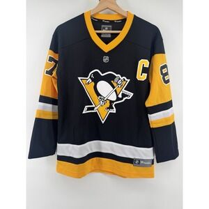 2017 NHL Fanatics Pittsburgh Penguins Sidney Crosby Jersey 87 Youth L XL Boys